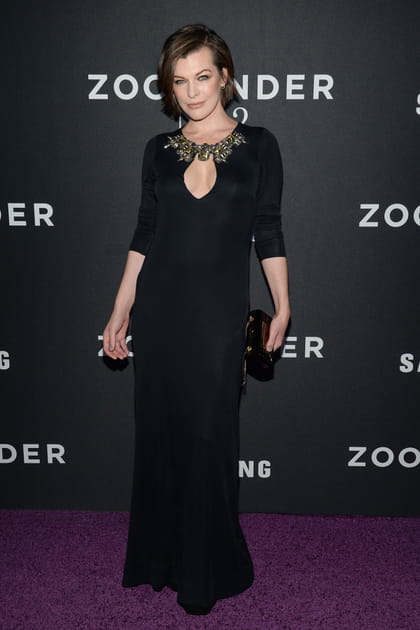 Mila Jovovich &agrave; New York