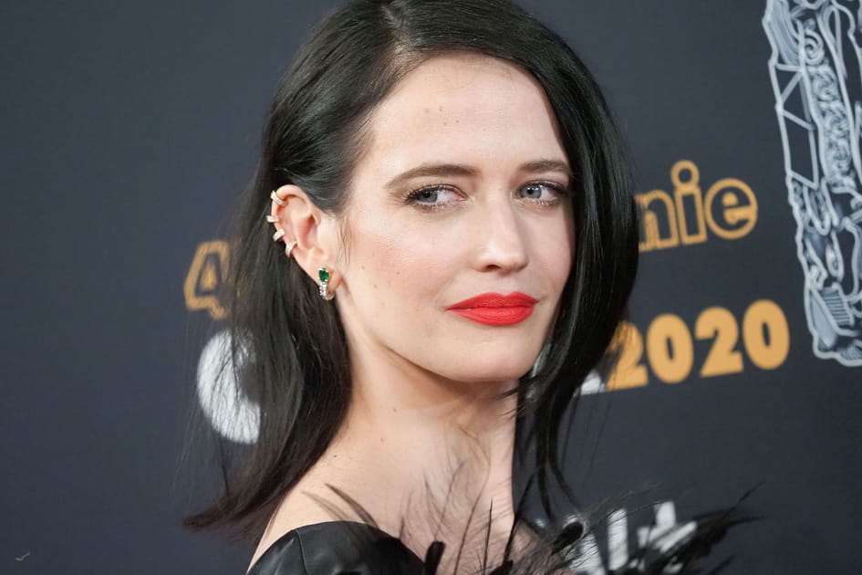 La bouche orang&eacute;e d'Eva Green