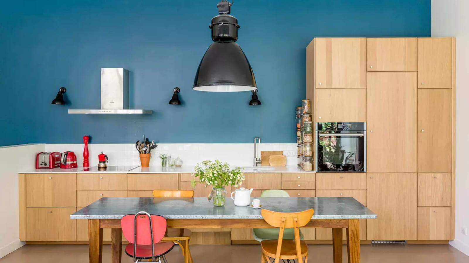 Peinture bleue 