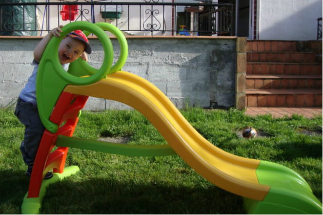 Un toboggan juste pour rire