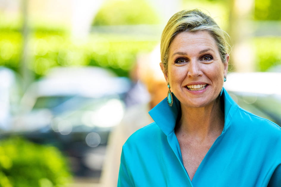 Le rose aux l&egrave;vres de M&aacute;xima des Pays-Bas