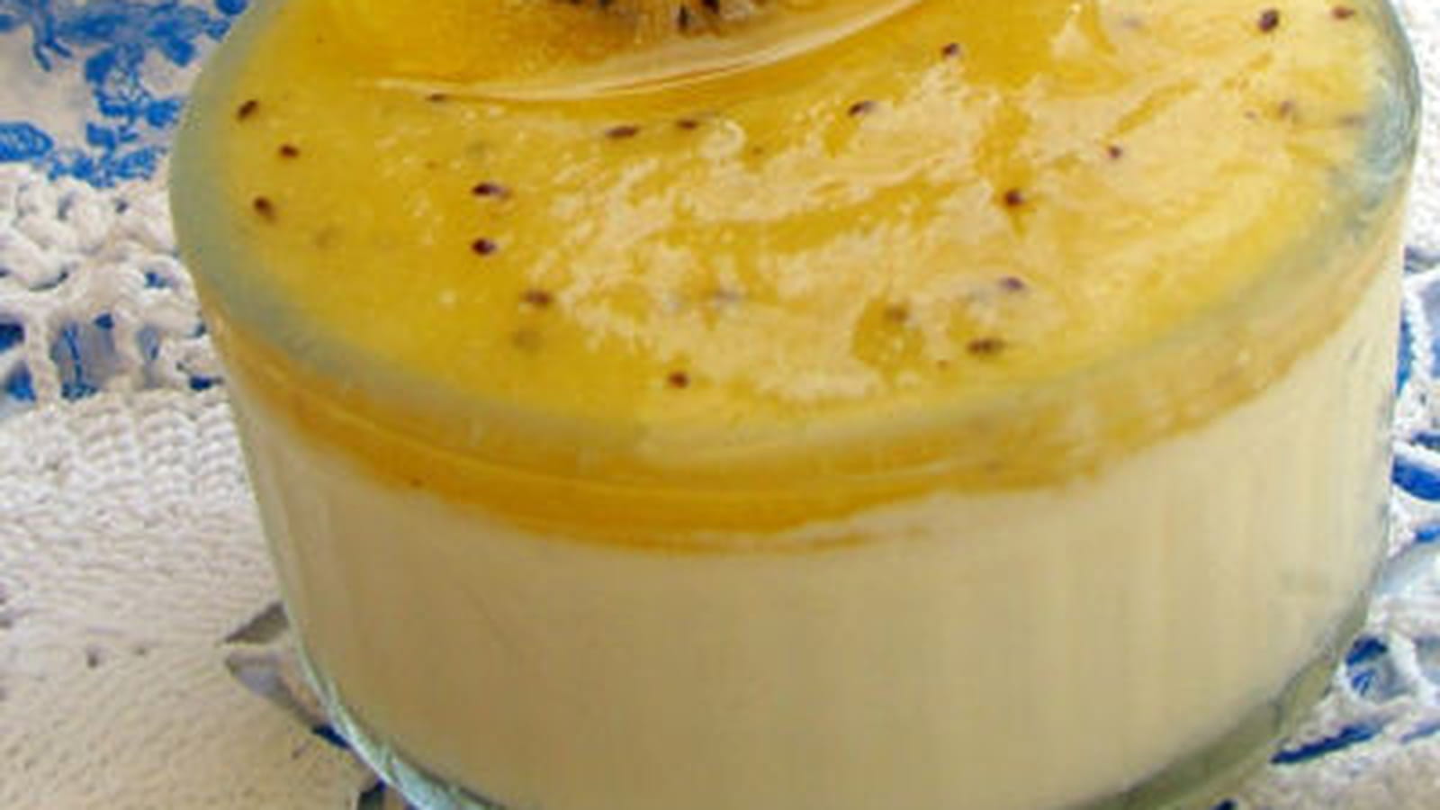 Panna cotta aux kiwis