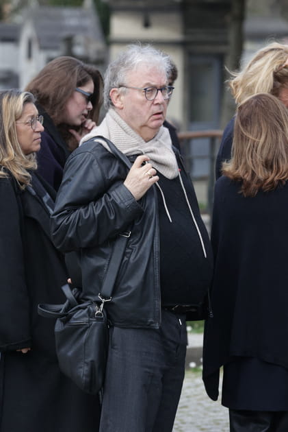 Dominique Besnehard, aperçu aux obsèques d'Emilie Dequenne