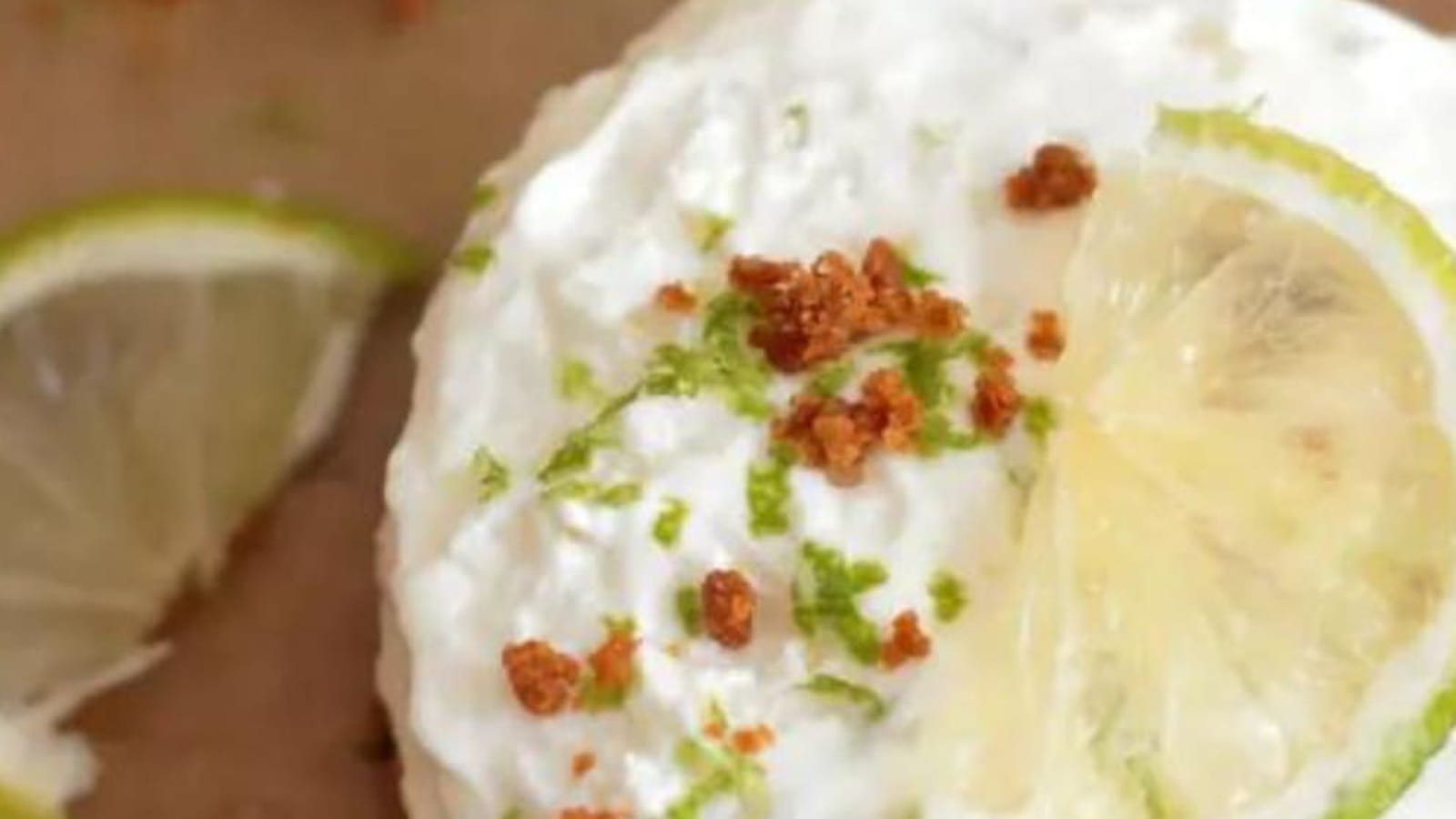 Cheesecake au citron vert sans cuisson