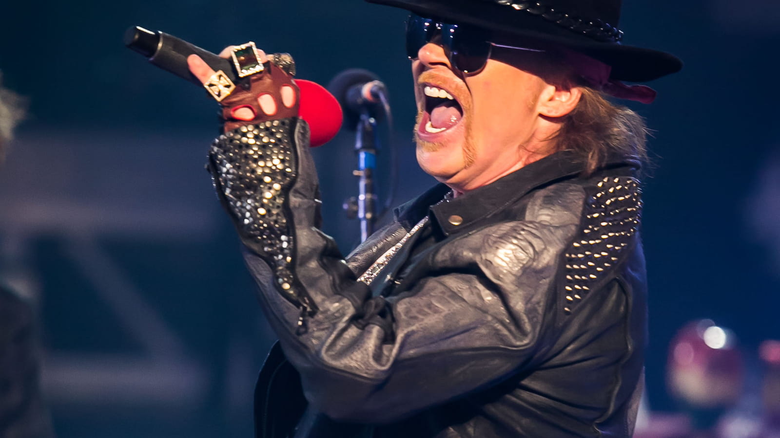  Axl Rose, leader des Guns N' Roses