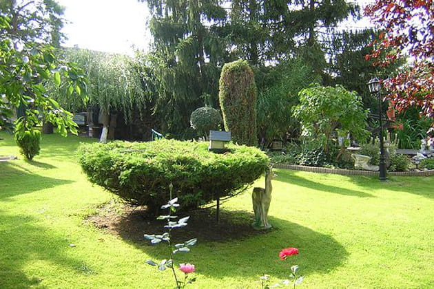 Un jardin &agrave; l'ambiance reposante