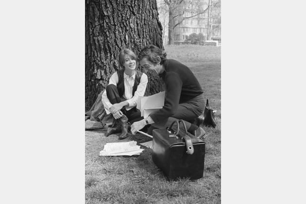 Françoise Hardy et Serge Gainsbourg par Hugues Vassal