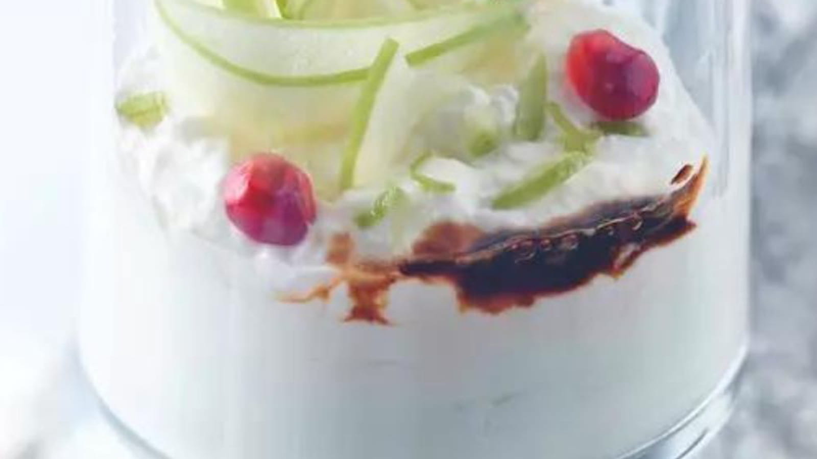Verrine tartare de chèvre