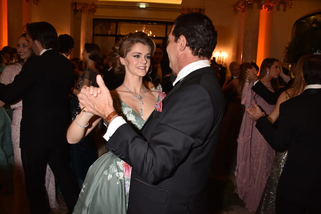 Son Altesse Royale Princesse Zita de Bourbon-Parme et son p&egrave;re Son Altesse Royale Prince Charles-Emmanuel de Bourbon-Parme