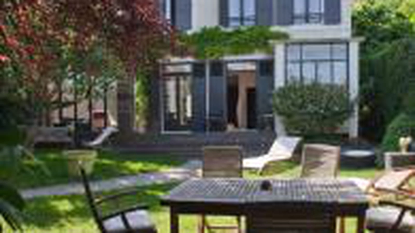 Jardin de ville typique