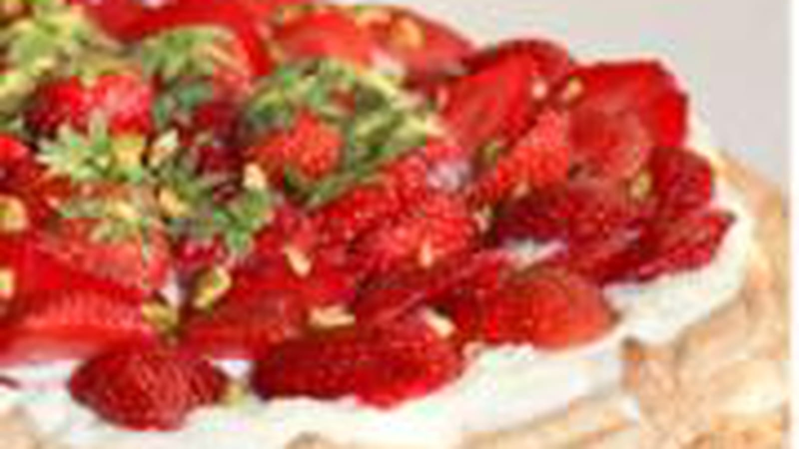 Tarte meringuée aux fraises
