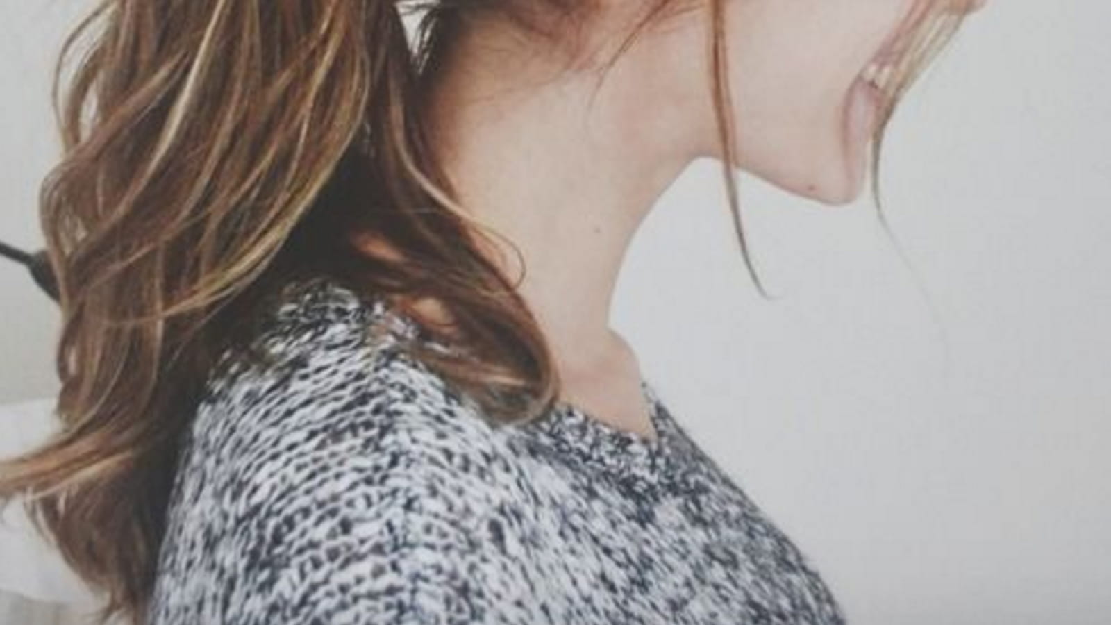Messy ponytail