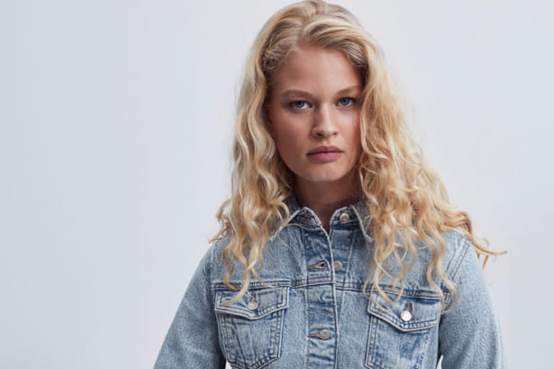 Robe en jean ajustée