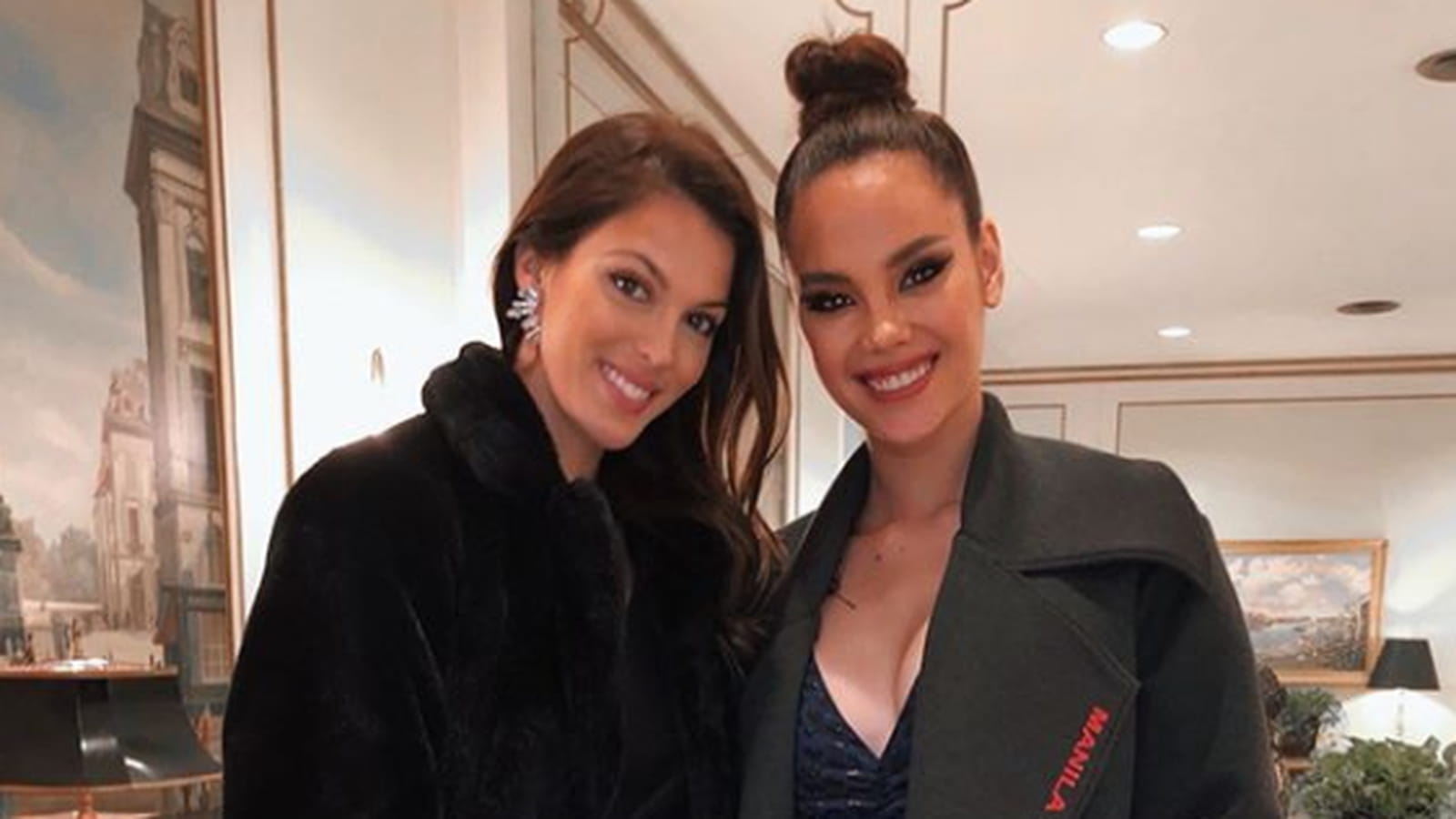 Iris Mittenaere et Catriona Gray