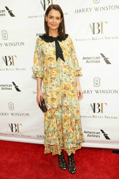 FLOP&nbsp;: Katie Holmes en robe fleurie