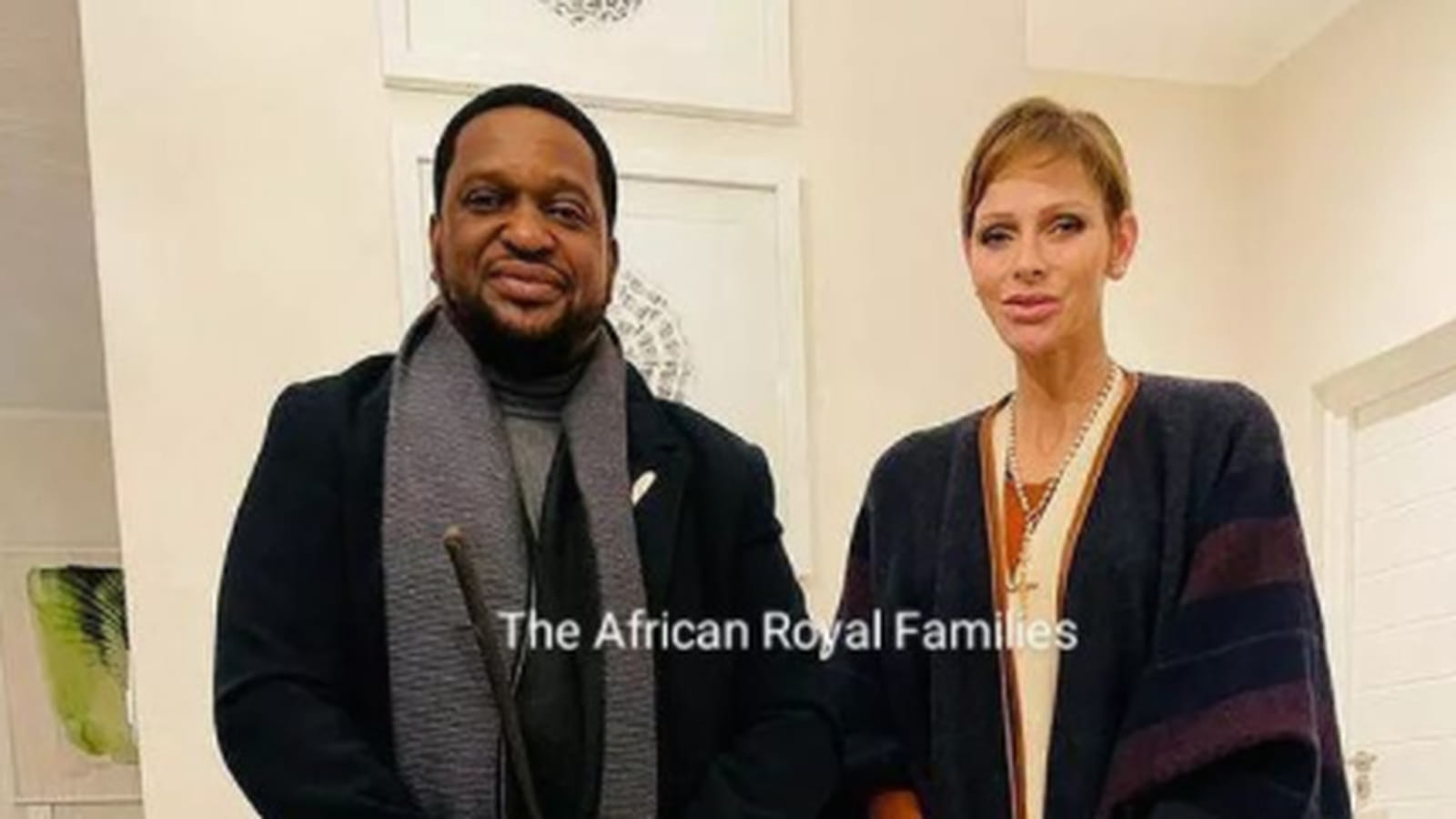 Misuzulu kaZwelithini et Charlene de Monaco