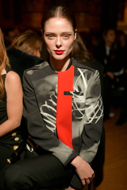 Coco Rocha au d&eacute;fil&eacute;&nbsp;Schiaparelli