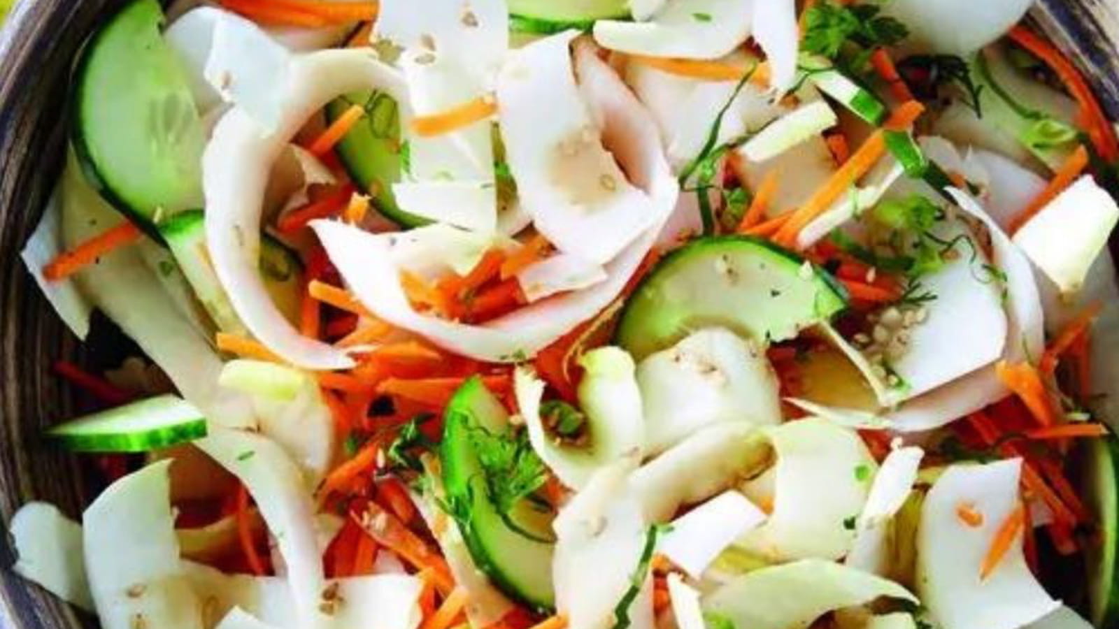 Salade d'endives aux saveurs thaï