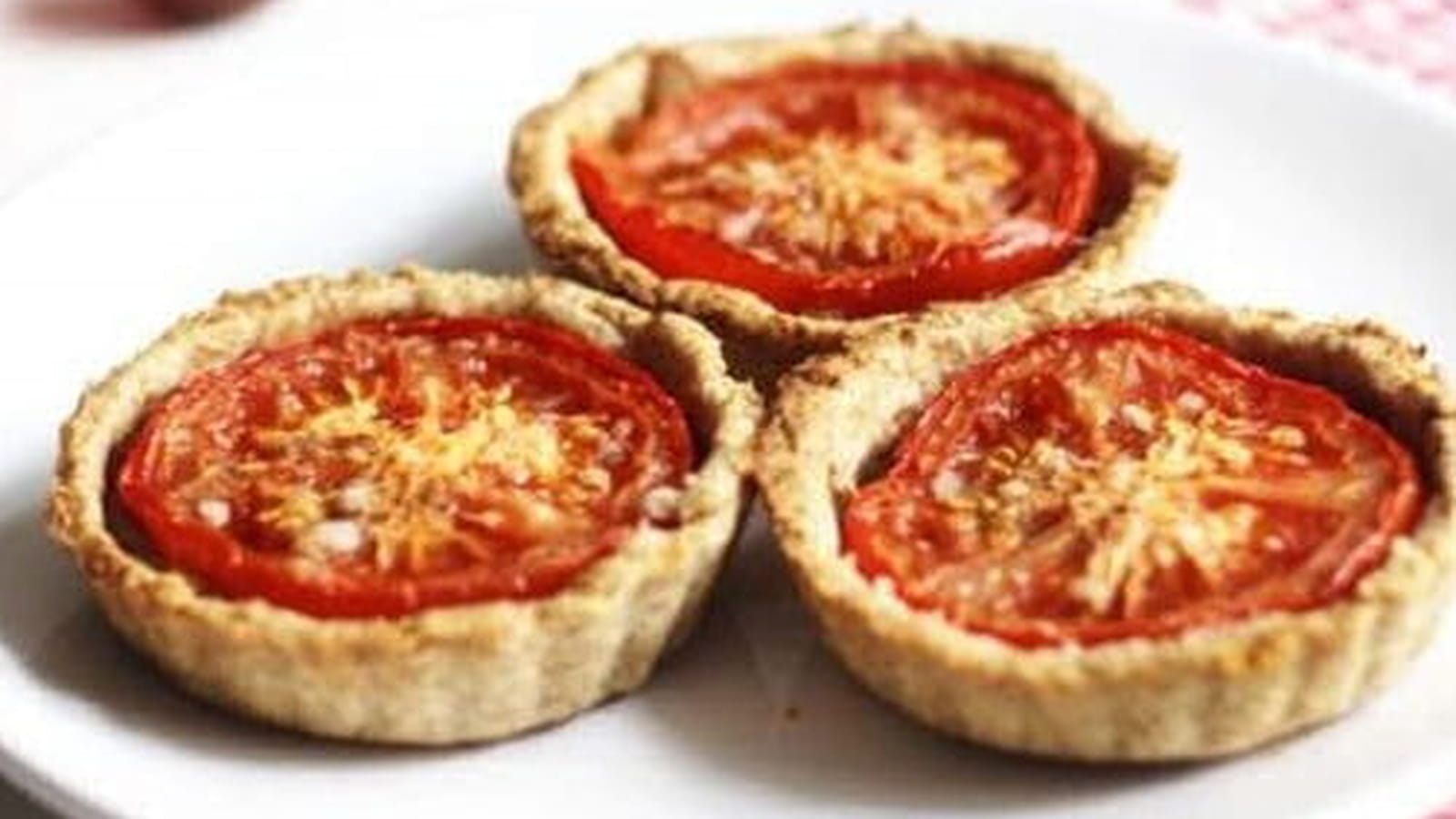 Tartelettes à la tomate et à l’aubergine