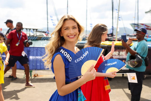 Miss Nord-Pas-De-Calais sur le port &agrave; Fort-de-France, en Martinique