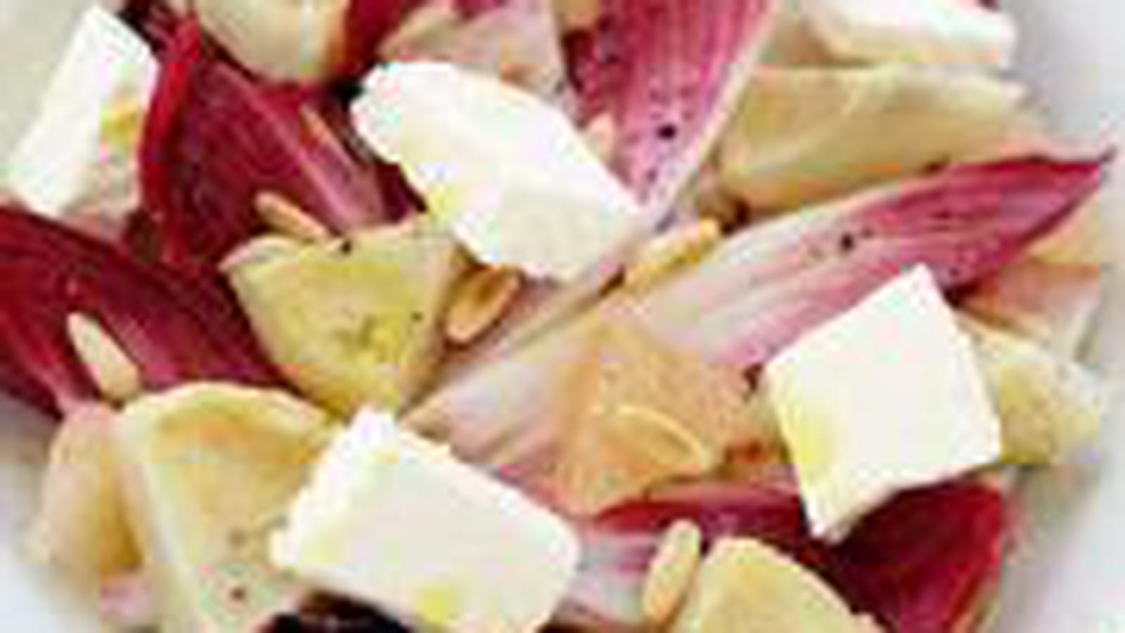 Salade endives, artichauts et Caprice des Anges