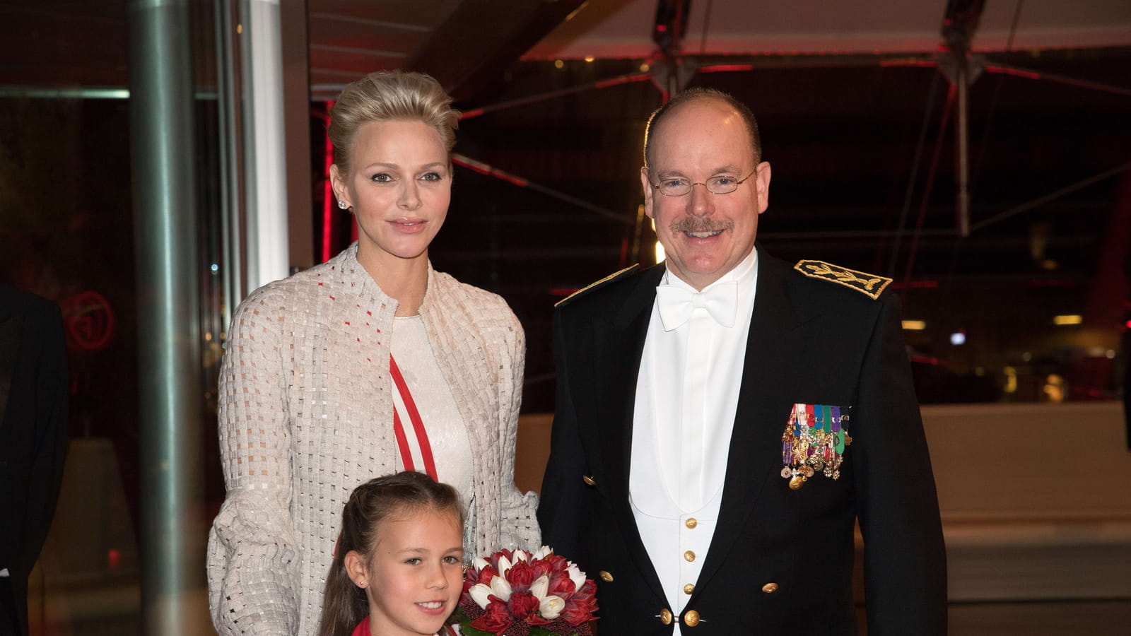 La princesse Charlène de Monaco et le prince Albert II de Monaco