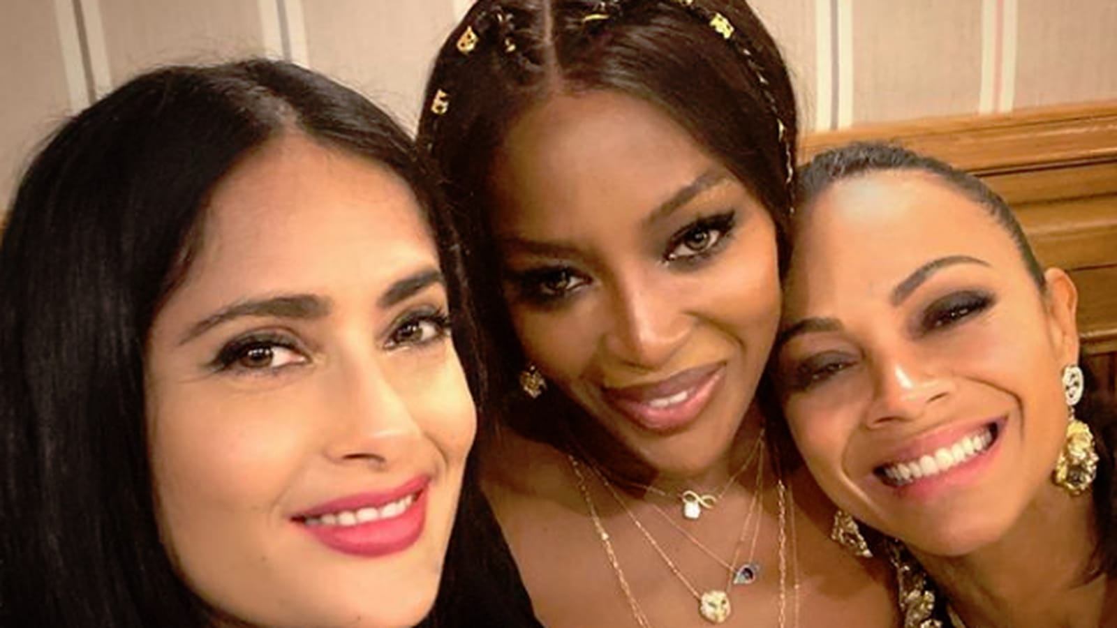 Salma Hayek, Naomi Campbell et Zoe Saldana