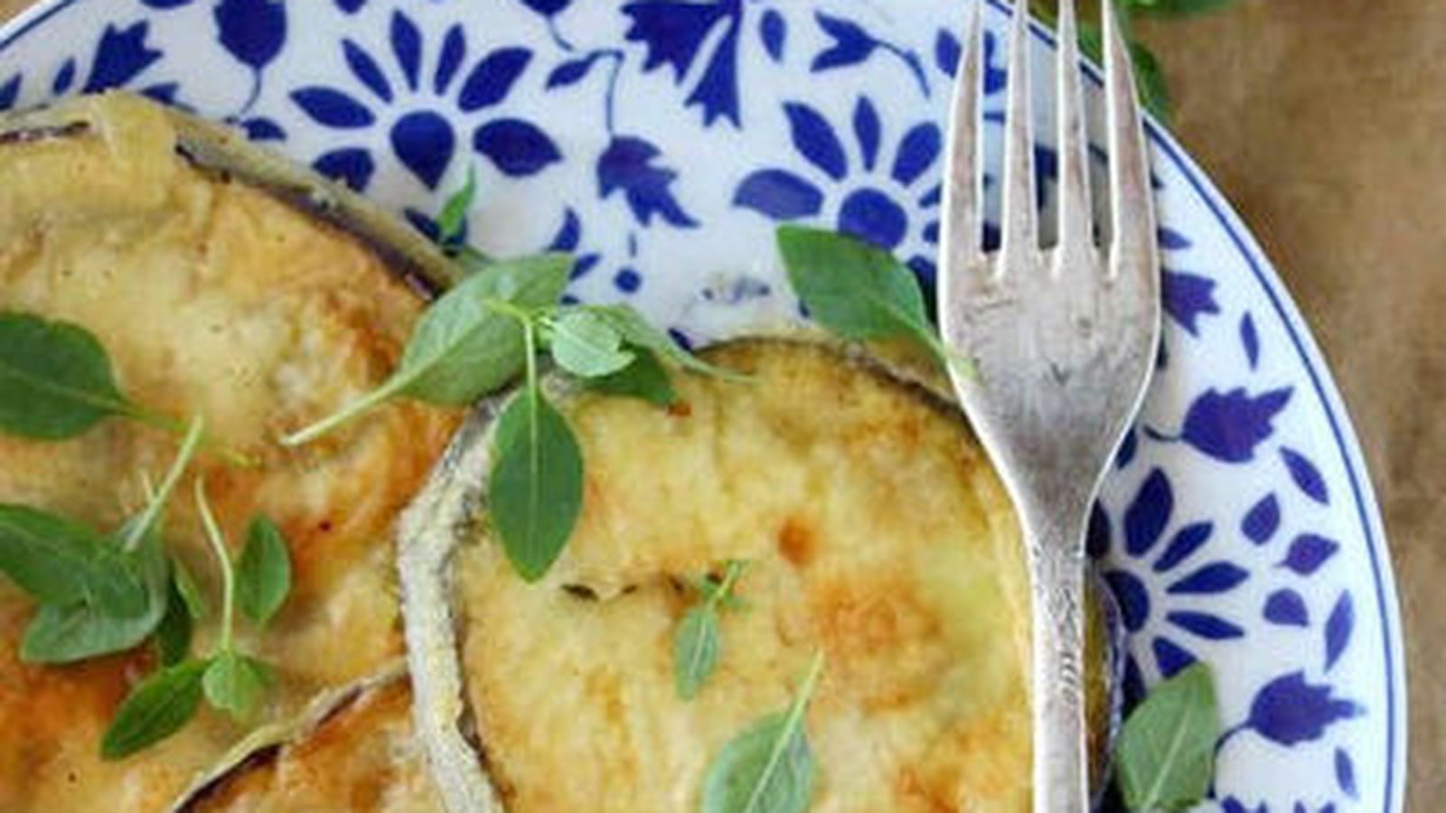 Aubergine ronde en tempura vegan