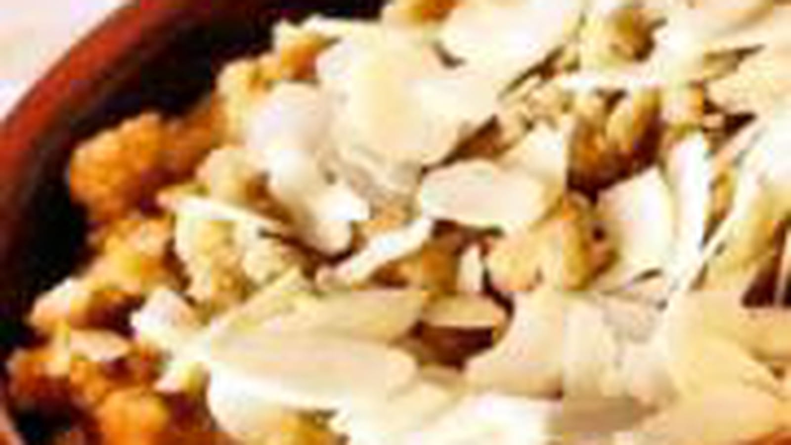Crumble d'abricots caramélisés