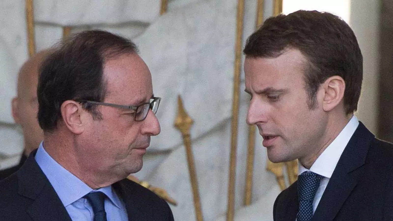 François Hollande et Emmanuel Macron
