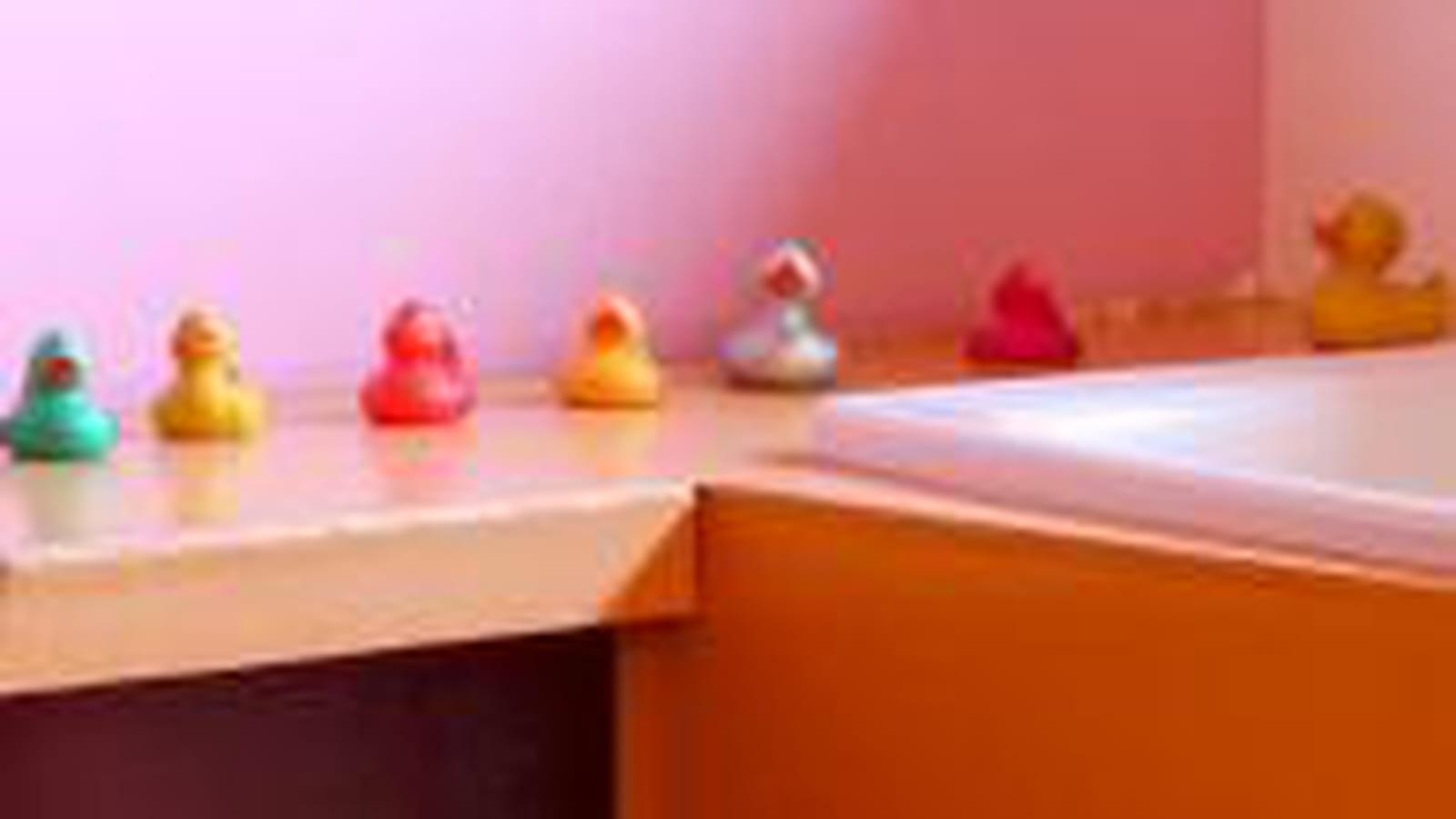 Petits canards et tapis ronds