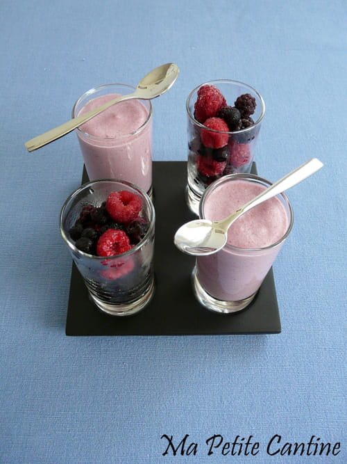 Fromage blanc aux fruit rouges