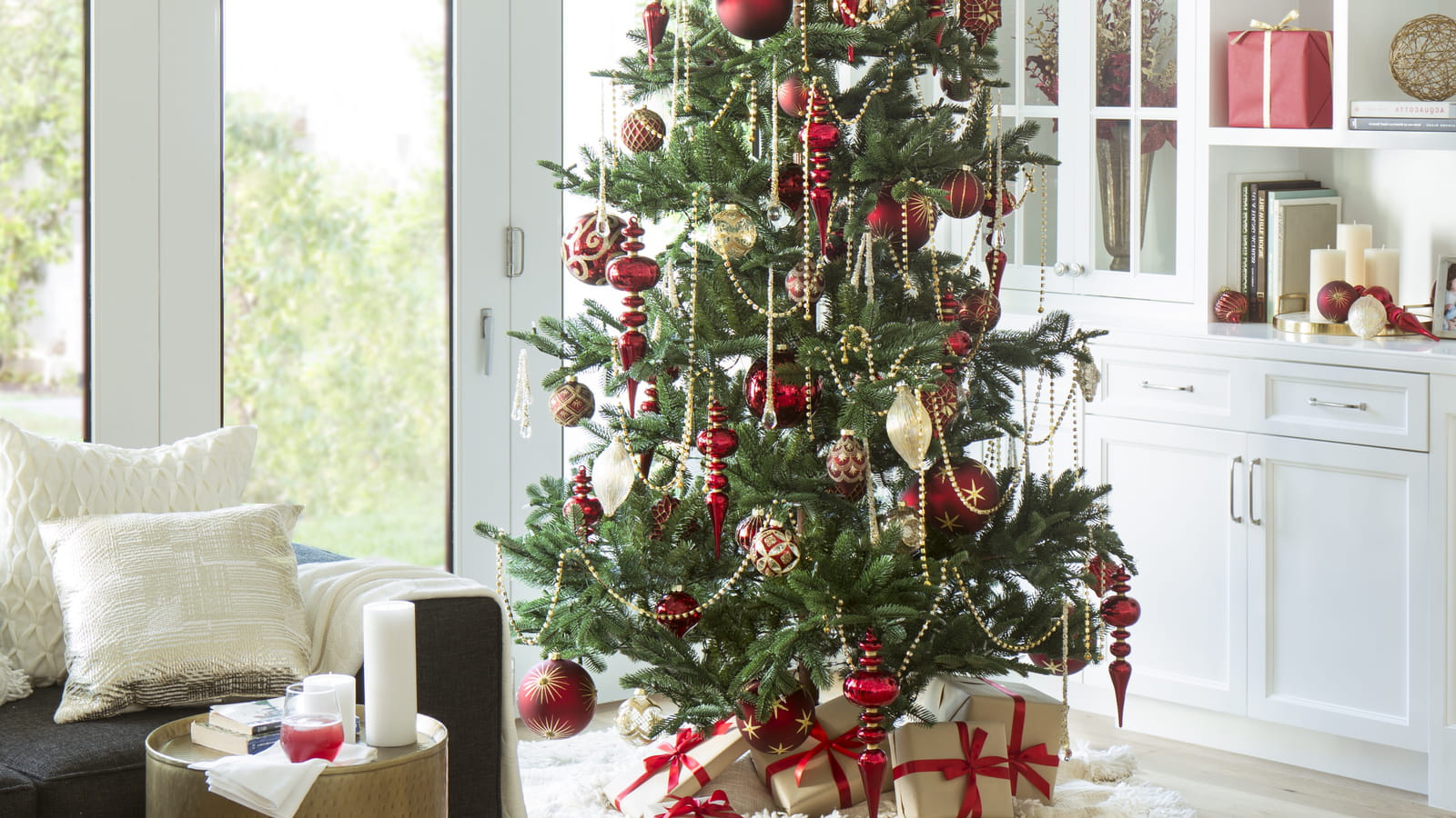 Noël rouge et brillant