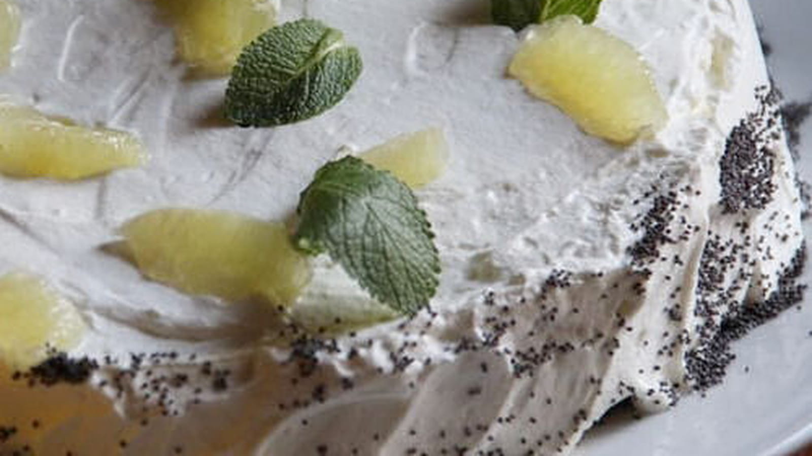 Gâteau magique citron et pavot bleu