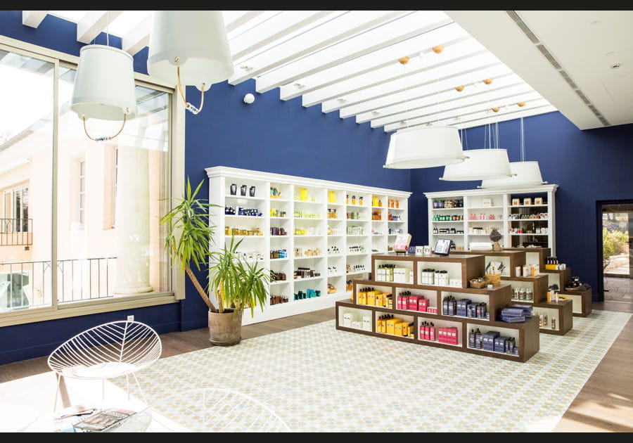 Le hall d'accueil du spa