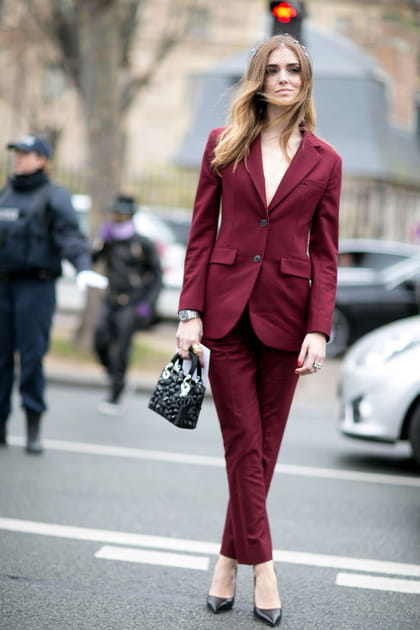 Chiara Ferragni, masculin-f&eacute;minin au d&eacute;fil&eacute; Christian Dior