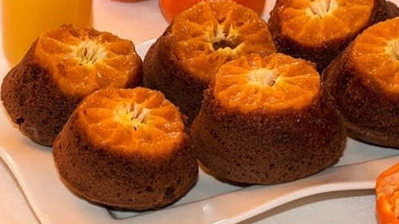 Muffins mandarine-chocolat en tatin