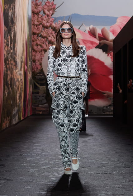 Look 54&nbsp;du d&eacute;fil&eacute;&nbsp;Chanel&nbsp;printemps-&eacute;t&eacute; 2024