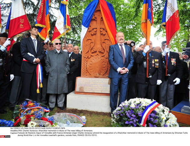 A Versailles, en hommage aux Arm&eacute;niens morts pendant le g&eacute;nocide