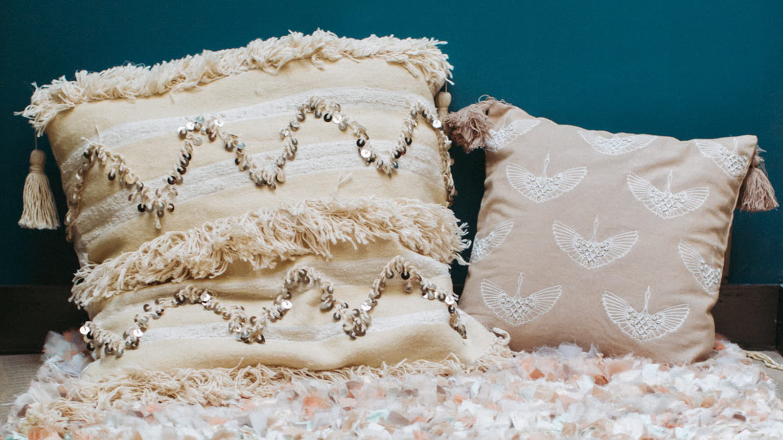 Tapis et coussin