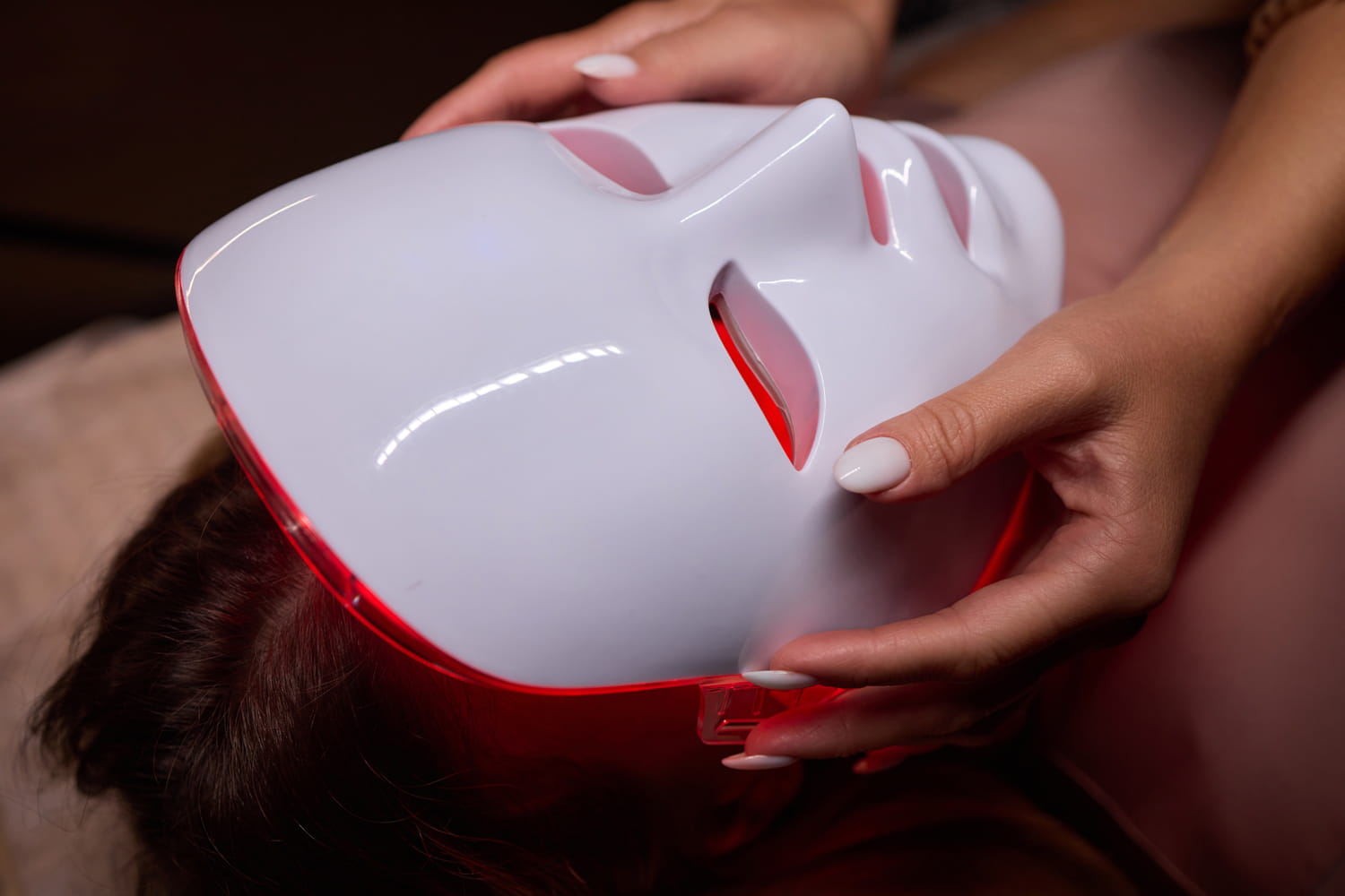 LED mask for the face