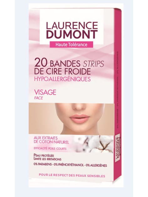 Bandes visage Hypoallerg&eacute;niques, Laurence Dumont