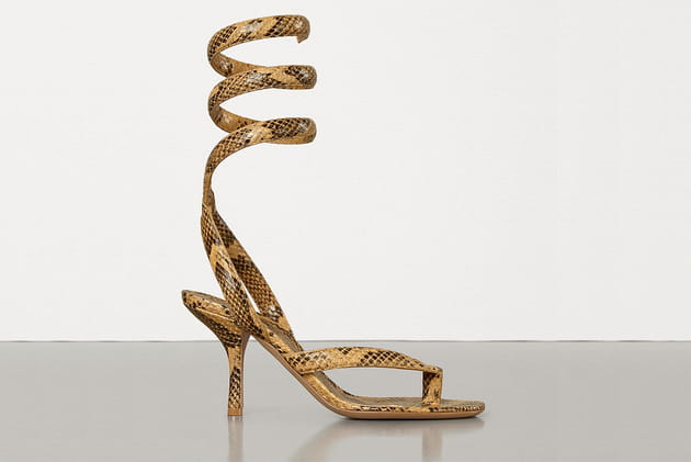 Sandales en cuir de Bottega Veneta