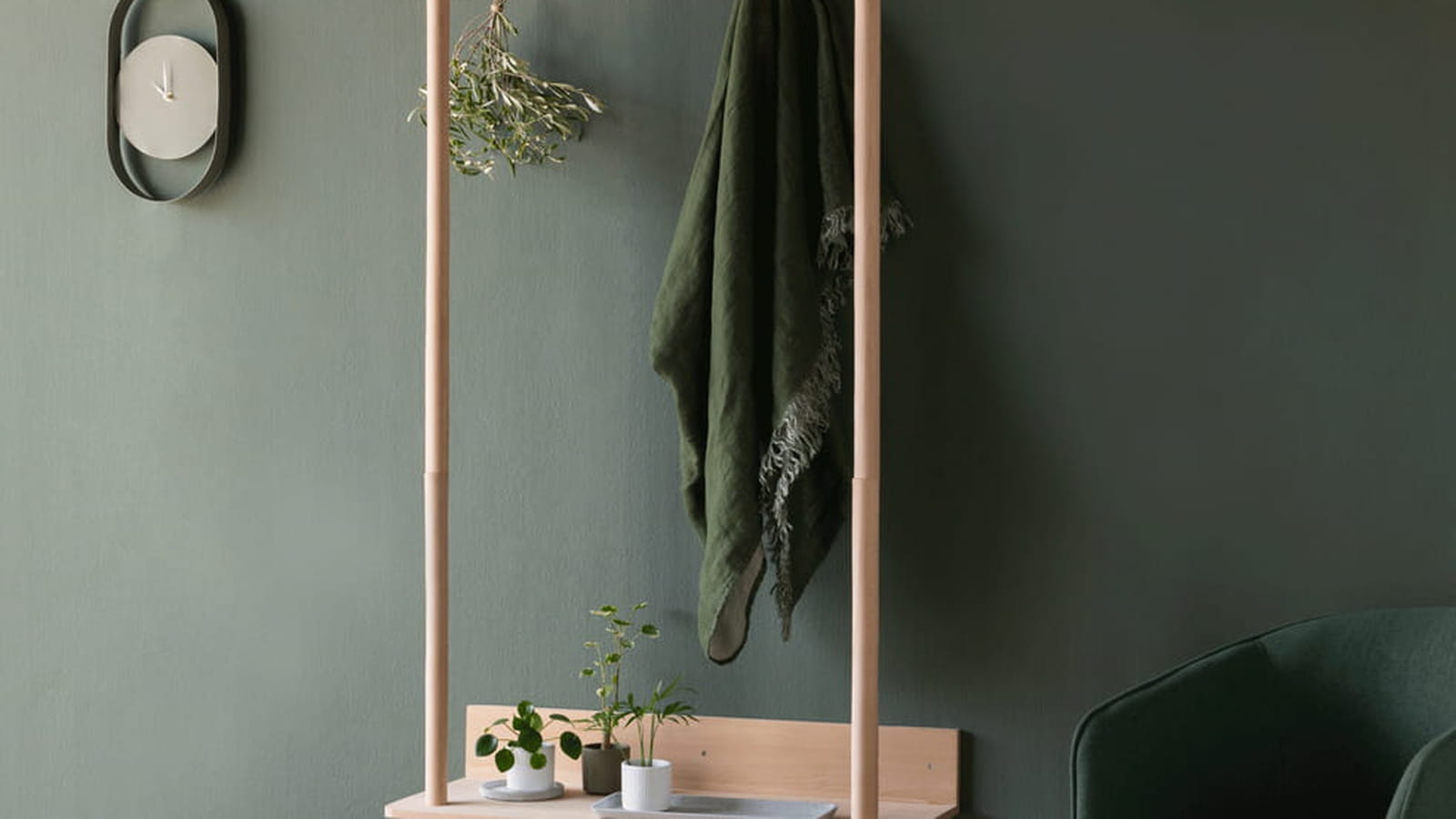 Porte-manteaux gain de place