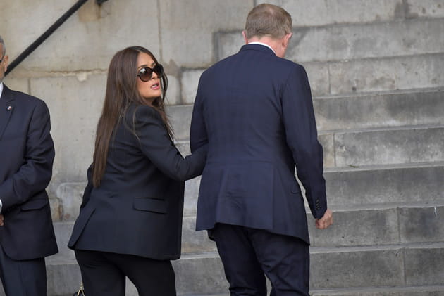 Salma Hayek et Fran&ccedil;ois-Henri Pinault tr&egrave;s discrets