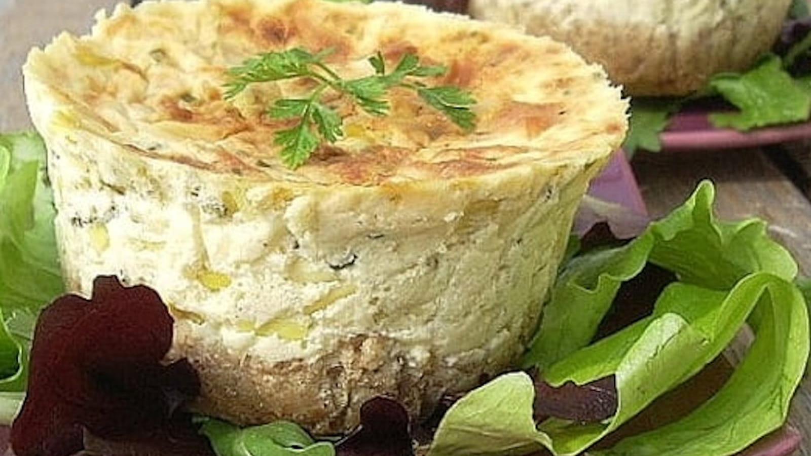 Cheesecake aux poireaux