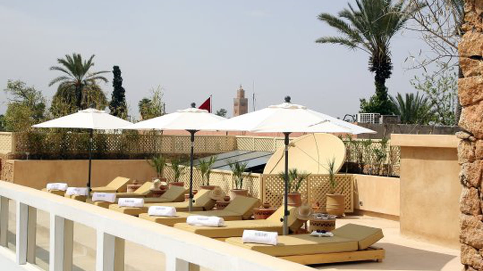Terrasse sur les toits