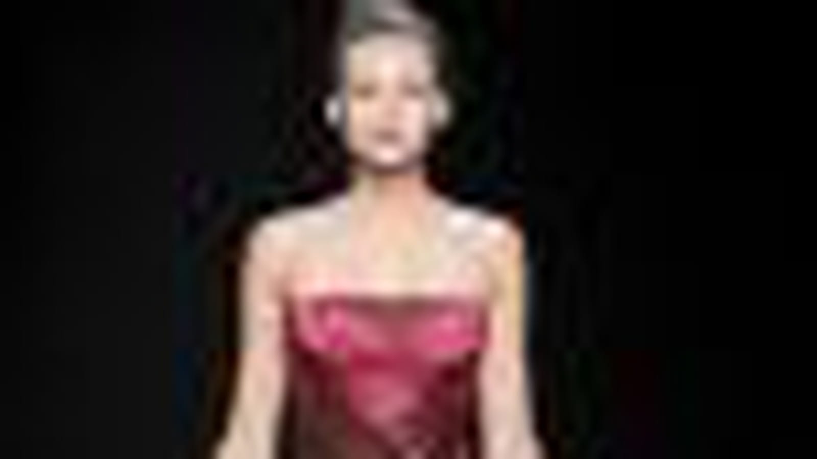 Robe bustier courte d'Emanuel Ungaro