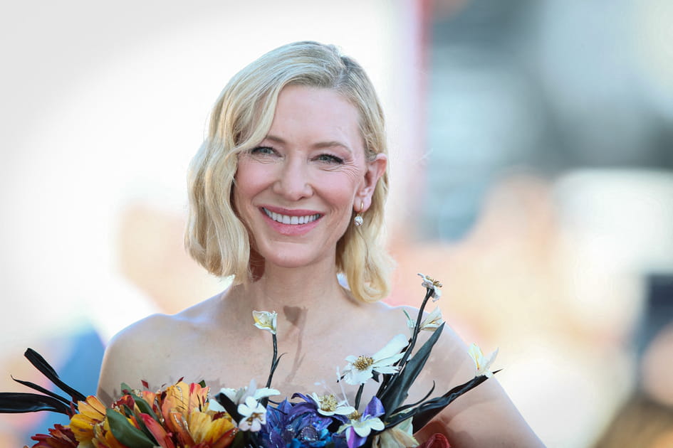 Le carr&eacute; wavy de Cate Blanchett