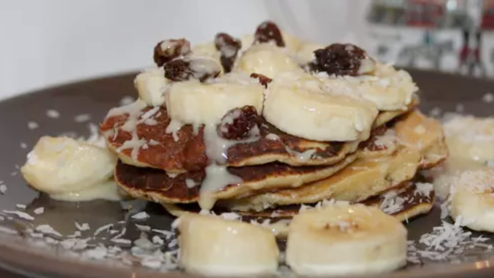 Pancakes healthy à la noix de coco
